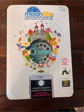 Moonlite Blue Storytime Projector Starter Pack- 3 reels and projector